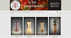 Desktop Screenshot of gtowoodturning.com